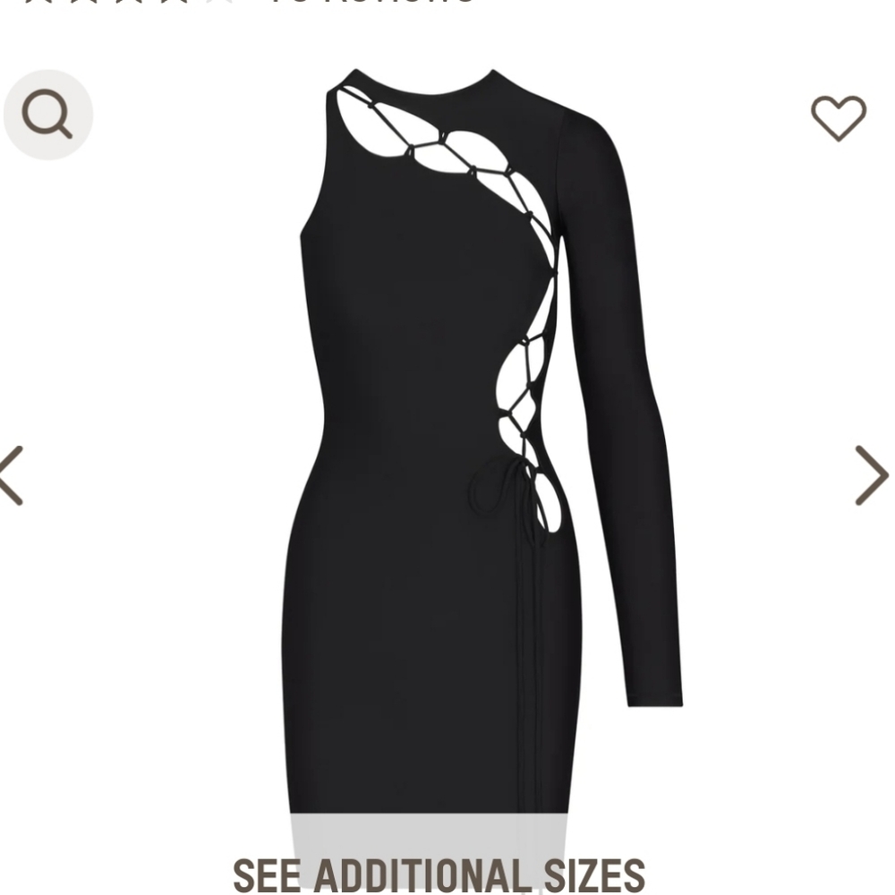 Skims sold out Lace up mini dress